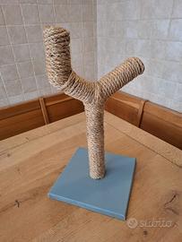 Tiragraffi artigianale per gatti – 50 cm – Corda s