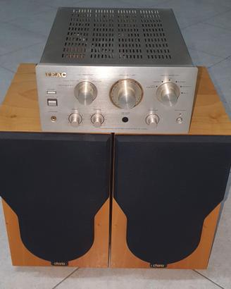 Amplificatore TEAC più casse CHARIO
