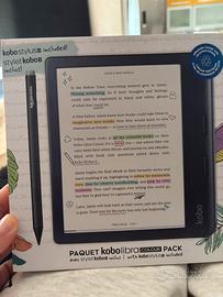 Parquet kobolibra colour pack con kobo stylus