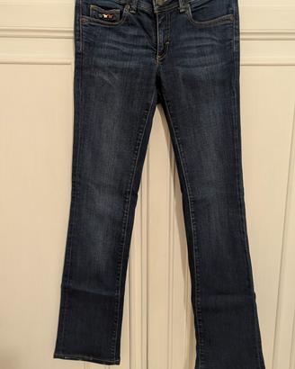 Jeans bootcut blu 