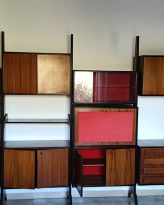 libreria modulare vintage 