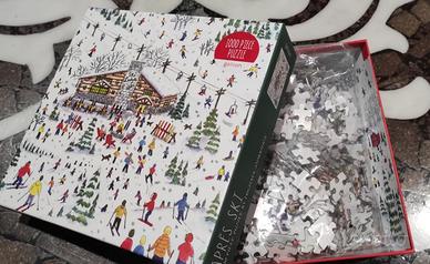 Sport Invernali - puzzle sci 1000 pezzi nuovo