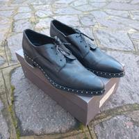 Scarpe donna cuoio nero Alysi Taglia 39
