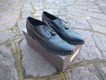 Scarpe donna cuoio nero Alysi Taglia 39