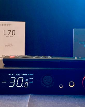Topping L70 Amplificatore Cuffie-Preamp Bilanciato