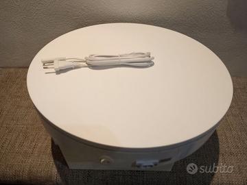 Piatto girevole rotante 360° bianco