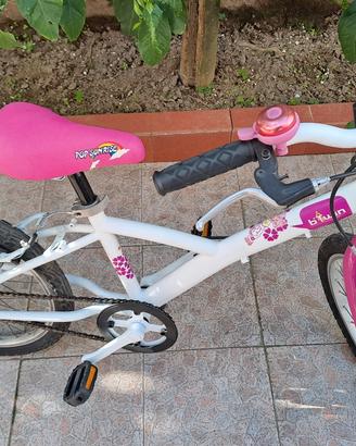 bicicletta 20 mtb bambina BIANCA E ROSA