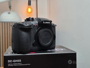 Panasonic Lumix GH5s + 3 batterie + Cage Smallrig
