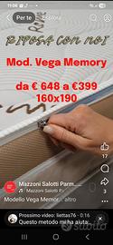 materasso Vega memory nuovo 