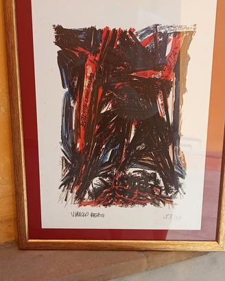 Berti Vinicio serigrafia 44 x 32 più cornice