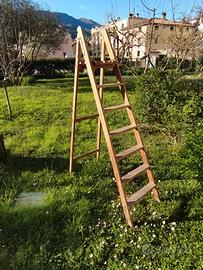 scala in legno vintage