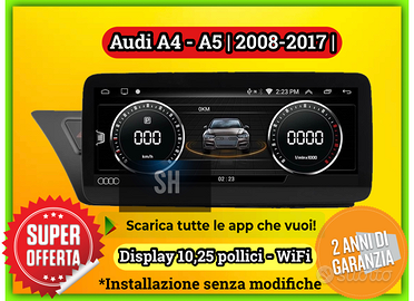 Car tablet navigatore AUDI A4 | A5 | 2008-2017