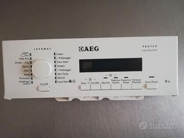 scheda e frontale  per lavatrice aeg