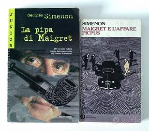 2 libri di G. Simenon - Le inchieste di Maigret