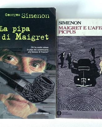 2 libri di G. Simenon - Le inchieste di Maigret