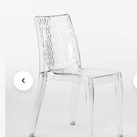 Set 6 sedie di design in metrachilato