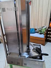 machina per kebab a gaz