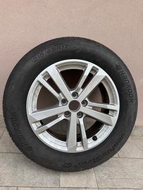 4 RUOTE COMPLETE ORIGINALI Audi Q3 da 17 pollici