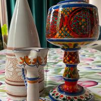 Set 3 pezzi ceramiche Siciliane