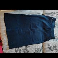 Gonna lunga blu scuro