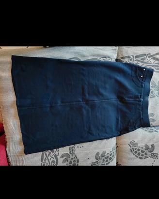 Gonna lunga blu scuro