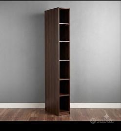 Colonna libreria marrone