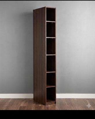 Colonna libreria marrone