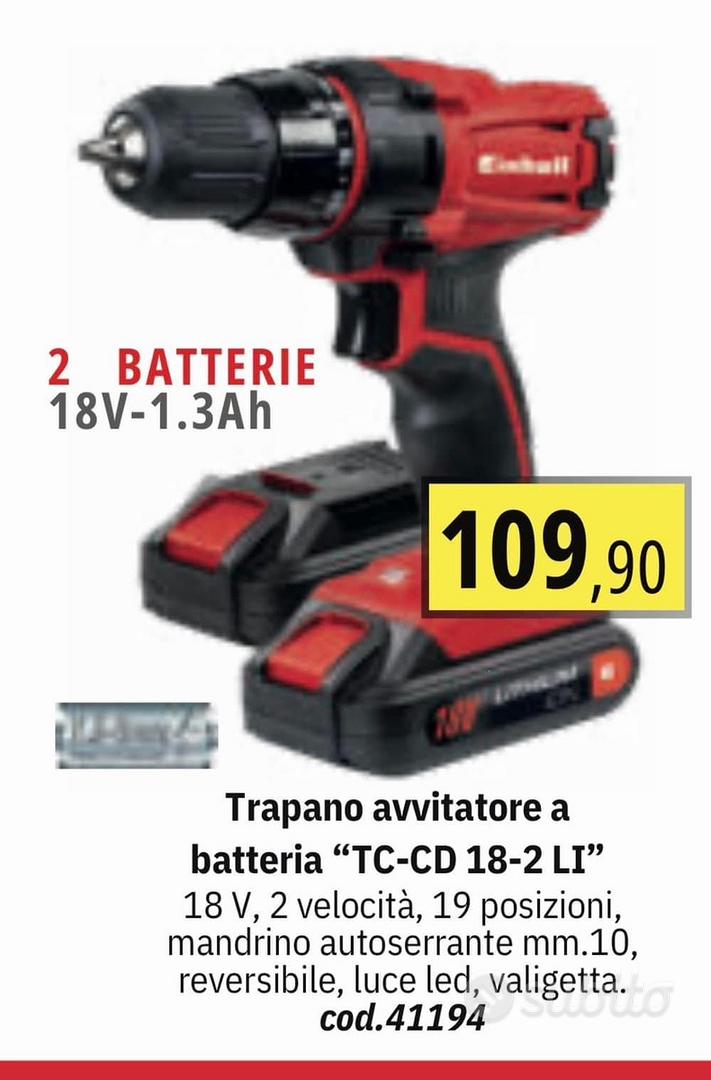 Trapano avvitatore 2 batterie EHINELL Giardino e Fai da te In vendita