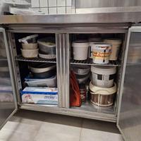 BANCO FRIGO IN ACCIAO 180X70XH86 SENZA MOTORE