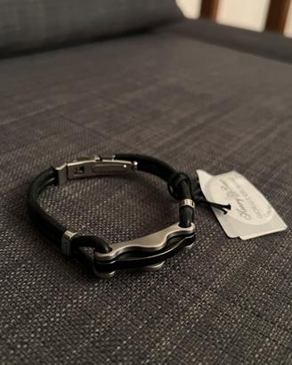 Bracciale in Acciaio e Gomma