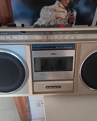 Radio Sanyo vintage anni 80