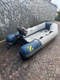 Tender Zodiac 230 paiolato gonfiabile motore2,5cv