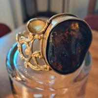 Bracciale in bronzo dorato