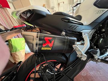 TERMINALE CARBONIO AKRAPOVIC CFMOTO 800NK 2023/25