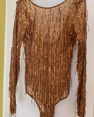 NUOVO Body con paillettes