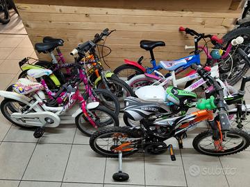 lotto bici da bambino 