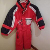 Tuta da sci rossa