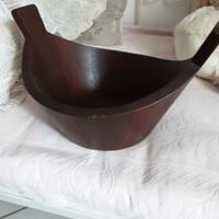 Ciotola/portafrutta  artigianale "legnoart" 