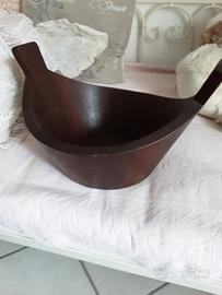 Ciotola/portafrutta  artigianale "legnoart" 