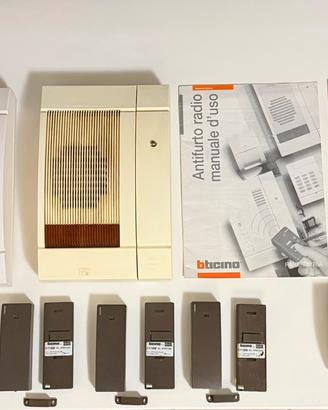Sistema radio completo antifurto Bticino funzionan