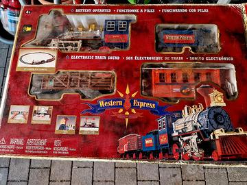 trenino a batteria vintage