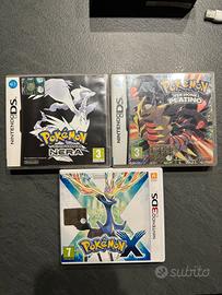 Scatole pokemon versione bianca - platino - x