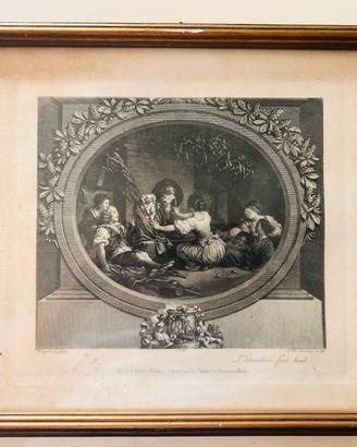 Stampa Vintage "L'Education fait tout" Fragonard