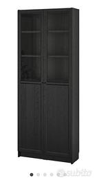 BILLY / OXBERG Libreria con pannello/ante a vetro