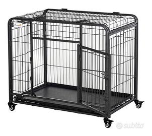 Kennel pieghevole su ruote