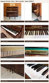 PIANOFORTE VERTICALE  August Förster Mod. 114-I