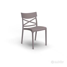 sedia cross polipropilene arredo casa