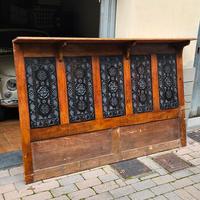 Pannello in legno intarsiato