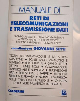 Manuale di reti di telecomunicazioni e trasmission