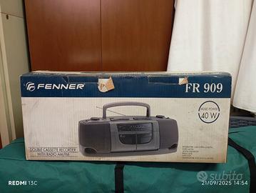 registratore con doppia cassetta 